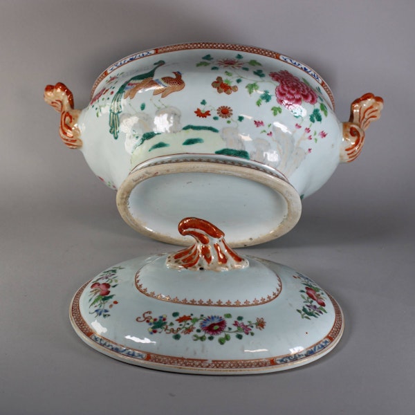 Chinese famille rose oval tureen and cover, Qianlong (1736-95) - image 3