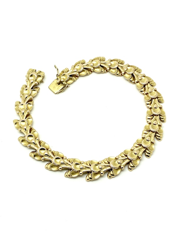 Georg Jensen 18k Vintage gold bracelet - image 2