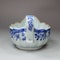 Chinese blue and white fluted sauce boat, Qianlong (1736-1795) - image 2
