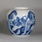 Chinese blue and white jar, Kangxi (1662-1722) - image 1