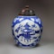 Chinese blue and white cracked ice ginger jar and cover, Kangxi (1662-1722) - image 1