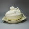English creamware melon tureen, cover and under plate, 18th century - image 1