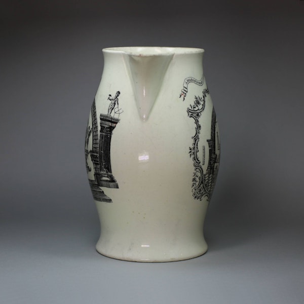 English creamware transfer-printed Masonic jug, c.1800 - image 4