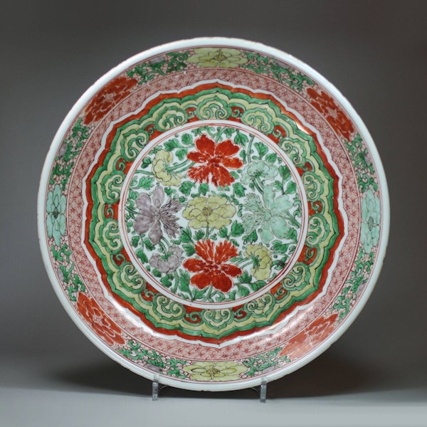 Chinese famille verte dish, Kangxi (1662-1722) - image 1