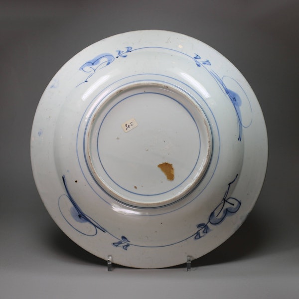 Japanese blue and white dish, c. 1700 - image 2