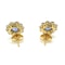 Sapphire and diamond cluster earrings - image 2