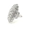 Navette shaped diamond cluster ring - image 2