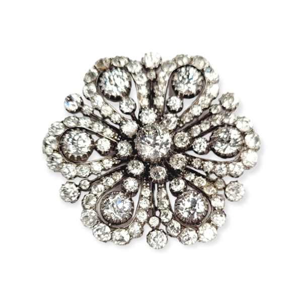 Versatile Antique diamond choker necklace/pendant aigrette SKU: 6282 DBGEMS - image 6