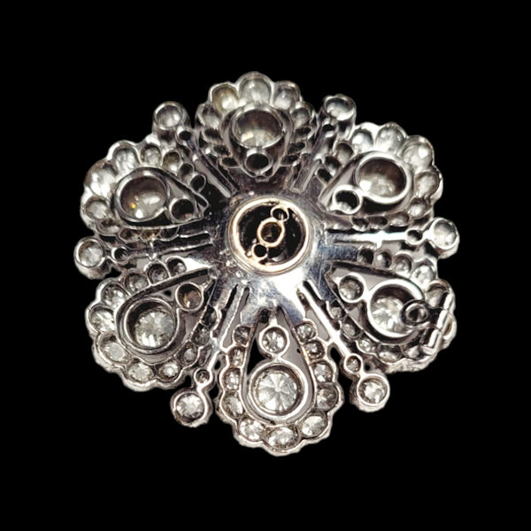 Versatile Antique diamond choker necklace/pendant aigrette SKU: 6282 DBGEMS - image 3