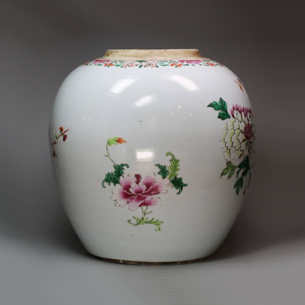 Chinese famille rose ginger jar, Qianlong (1736-95) - image 6