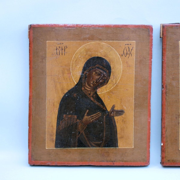 Russian triptych of the Deesis, 19th century - image 2