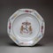 Chinese octagonal famille rose armorial soup plate, c. 1770 - image 1