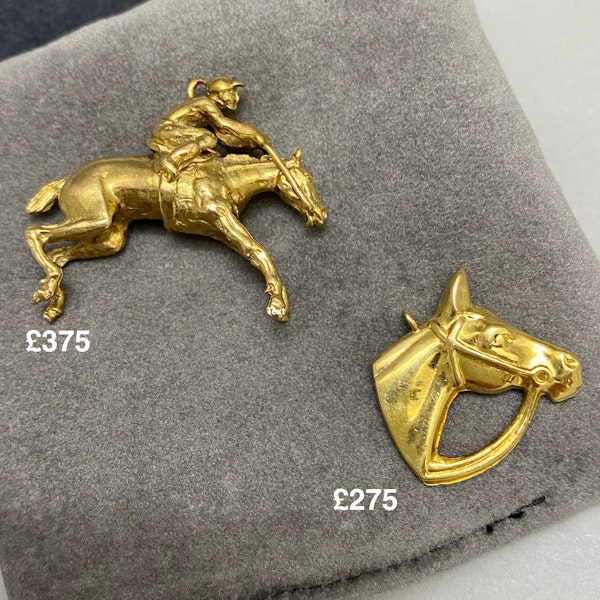 Horse Charms/Pendants date circa 1960, Lilly's Attic since 2001 - image 2