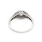 Late Art Deco Diamond and Platinum Ring, 0.85 Carats H SI1, Circa 1940 - image 9