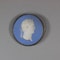 Circular Wedgwood blue jasper portrait medallion, 19th century - image 1