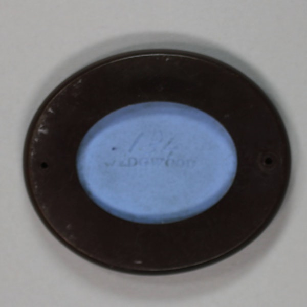 Wedgwood blue jasperware oval medallion, 19th Century - image 2