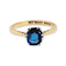 Antique single stone sapphire engagement ring SKU: 6301 DBGEMS - image 1