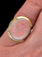 Rare colour change Red to green opal and diamond ring SKU: 6310 DBGEMS - image 2