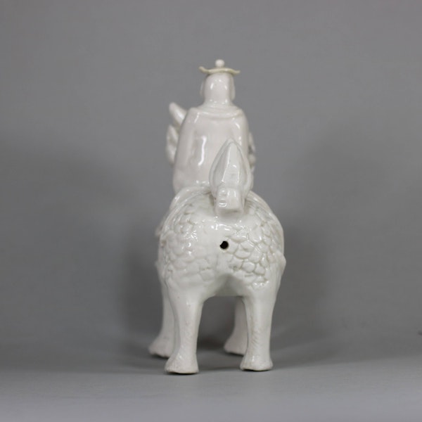 Chinese blanc de chine equestrian figure group, Kangxi (1662-1722) - image 5