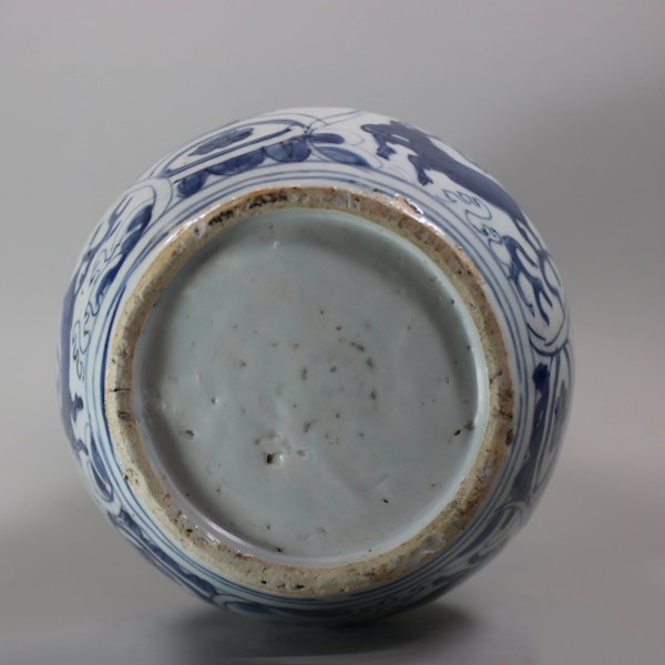 Chinese blue and white kraak double-gourd vase, Wanli (1573-1619) - image 3