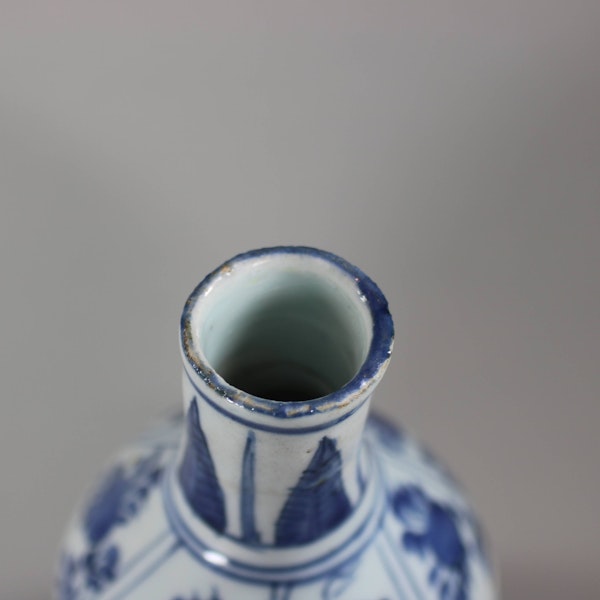 Chinese blue and white kraak double-gourd vase, Wanli (1573-1619) - image 4
