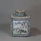 Chinese Canton enamel square-section tea canister and cover, Qianlong (1736-95) - image 5