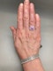 Pink Sapphire Diamond Ring in 18ct White Gold date circa 1980, SHAPIRO & Co since1979 - image 8