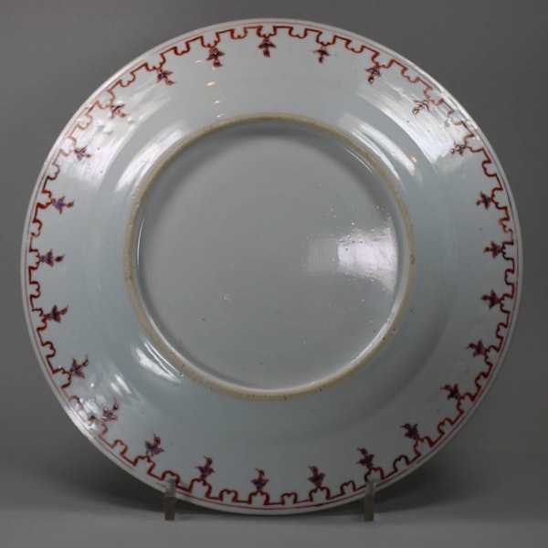 Chinese famille rose Pronk 'Arbor' plate, Qianlong (1736-95) - image 2