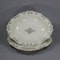 English creamware oval strawberry dish and stand, late 18th Century - image 1