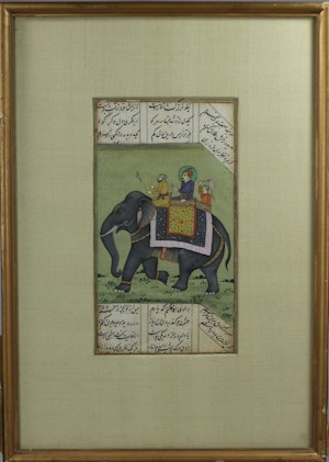 Indian painting on paper of an elephant, circa 1800