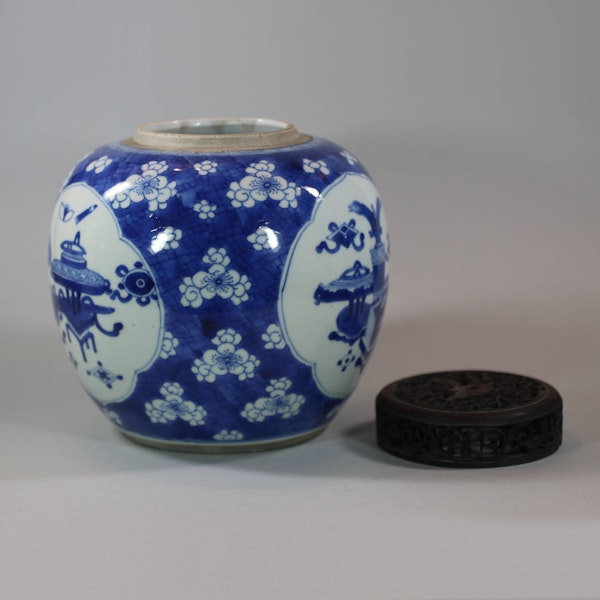 Chinese blue and white ginger jar, Kangxi (1662-1722) - image 5