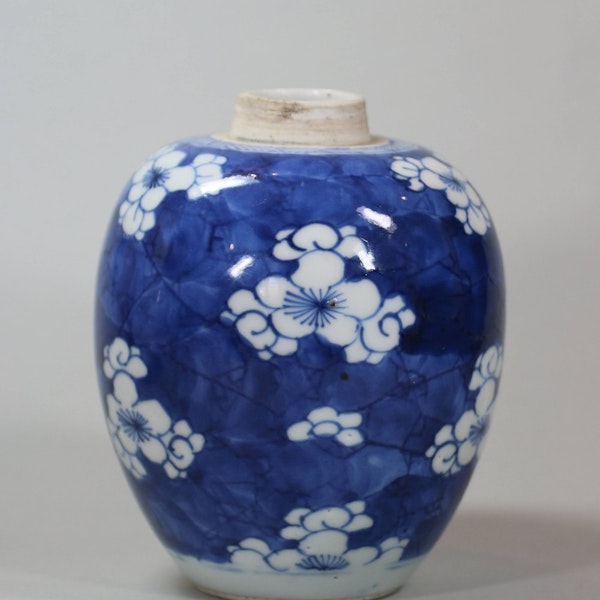 Small Chinese blue and white ginger jar, Kangxi (1662-1722) - image 1