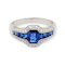 Geometric sapphire and diamond ring SKU: 6344 DBGEMS - image 2