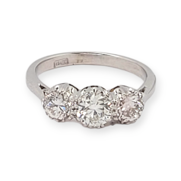 Trilogy antique diamond ring SKU: 6355 DBGEMS - image 1