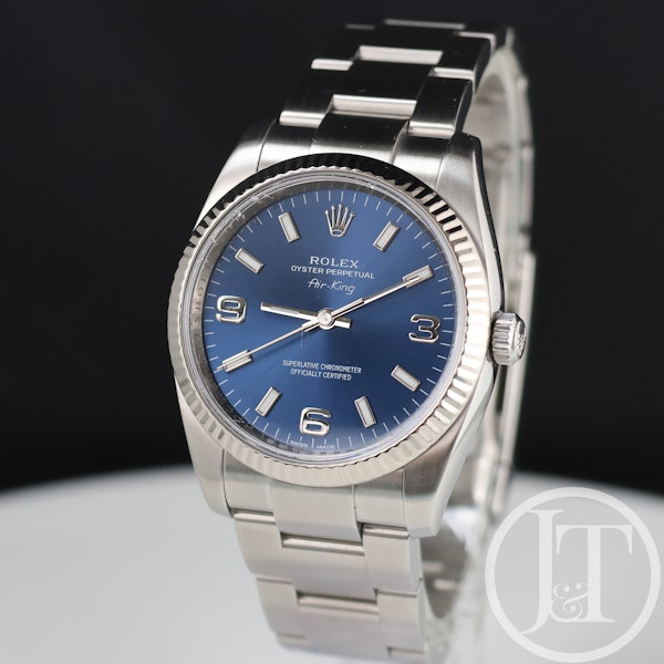 Rolex Air King 114234 Blue Arabic Oyster 2012 - image 2