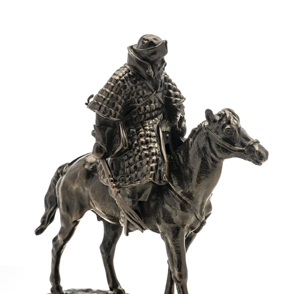 Antique Russian bronze figure " The Messenger" from the period of "Ivan The Terrible", 19 century , by Evgeniy Lanceray - image 5
