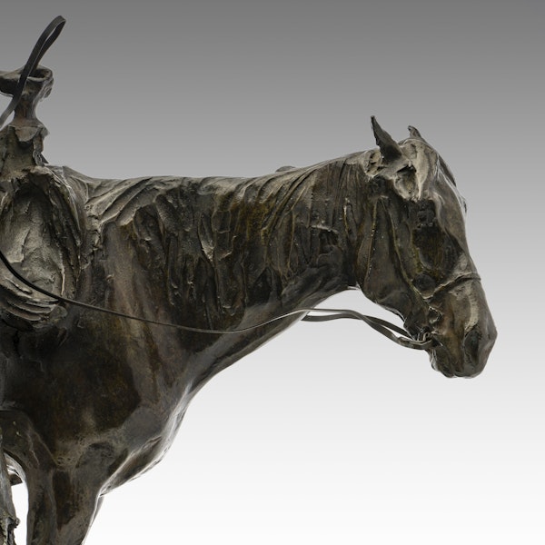 Antique Bronze of Cowboy by Paul Troubetskoy - image 4