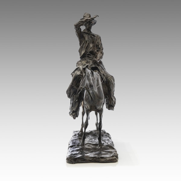 Antique Bronze of Cowboy by Paul Troubetskoy - image 2