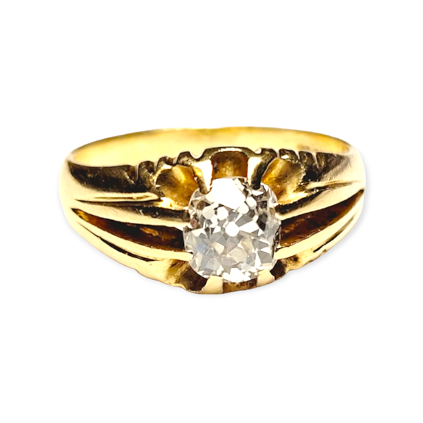 Cushion cut diamond ring SKU: 6379 DBGEMS - image 1