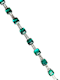 Emerald and diamond bracelet SKU: 6383 DBGEMS - image 1