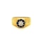UK Hallmarked Sapphire&Diamond Ring In Yellow Gold SOLD - image 2