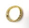 Beautiful & Unique Bangle In Yellow Gold With Diamonds SOLD - image 4