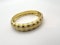 Beautiful & Unique Bangle In Yellow Gold With Diamonds SOLD - image 1