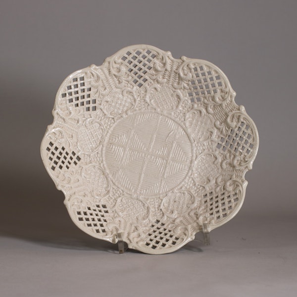 Staffordshire white saltglazed pierced basket, circa 1750 - image 1