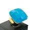 18K Yellow Gold Ring with Turquoise stone - image 1