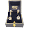 Edwardian Rose cut diamond drop earrings SKU: 6407 DBGEMS - image 1