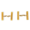 Pair of Boucheron 18ct gold cufflinks SKU: 6409 DBGEMS - image 1