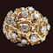 1960's organic gold and diamond ring SKU: 6429 DBGEMS - image 3