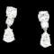 Diamond and pear shaped Diamond drop earrings SKU: 6439 DBGEMS - image 1