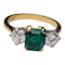 Emerald and diamond ring SKU: 6441 DBGEMS - image 1